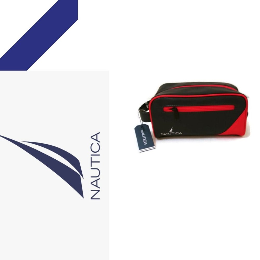 NAUTICA MEN CORE PEBBLED  TOILETRY TRAVEL BAG